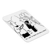 Bruid wil het kleine lettertype cartoon controlere magneet (Rechterzijde)