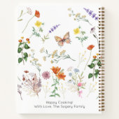 Bruid Wild Flowers  naam Recept Notitieboek (Achterkant)