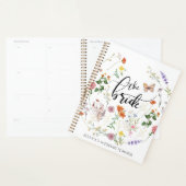 Bruid Wilde Bloemen  Naam Bruiloft Planner (Display)