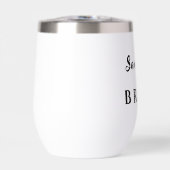 bruid wine tumbler (Voorkant)