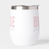 bruid wine tumbler | Gepersonaliseerde toekomstige (Links)