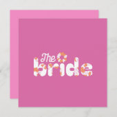 Bruid Word Design, Boho-Hippie vrijgezellenfeest (Voorkant / Achterkant)