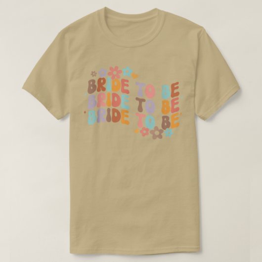 Bruid Worden & Bruidsmeisje Bruiloft Groovy Bruilo T-shirt (Design voorkant)