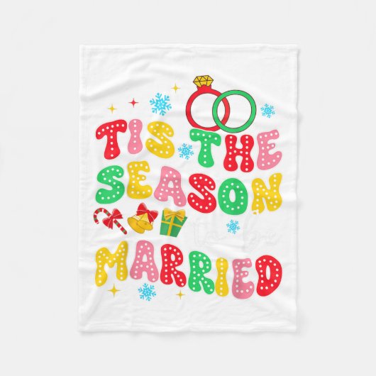 Bruid Wordt Bachelorette-feest Het Is Seizoen Om T Fleece Deken (Voorkant)
