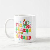 Bruid Wordt Bachelorette-feestje Het Is Het Seizoe Koffiemok (Links)