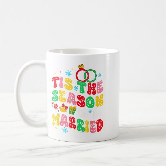 Bruid Wordt Bachelorette-feestje Het Is Het Seizoe Koffiemok (Links)