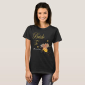 Bruid Wordt Bij Personalize Bruidsjurk T-shirt (Voorkant volledig)