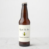 Bruid Wordt Bruid Bruidsfeest Bier Etiket (Voorkant)