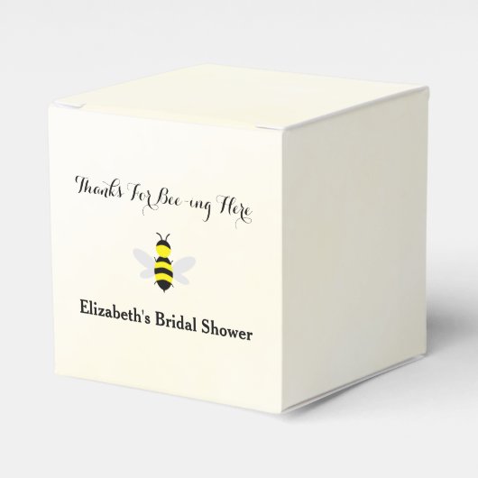 Bruid Wordt Bruid Bruiloft Feest Bedankdoosjes (Voorkant Zijde)