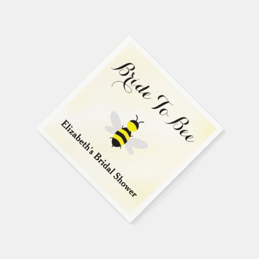 Bruid Wordt Bruiloft Bruidsfeest Servet (Hoek)