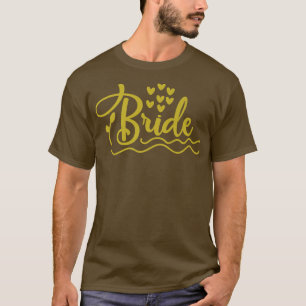 Bruid Wordt Bruiloft Shower Kip Feest T-shirt