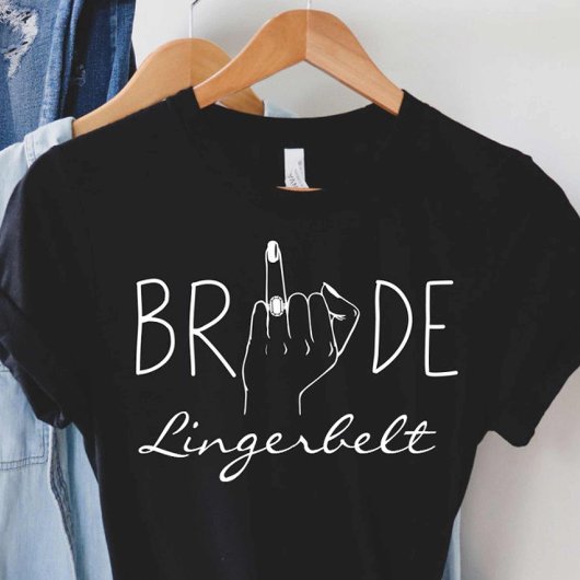 Bruid Wordt Cadeau Afscheidscadeau Ring Vinger  T-shirt