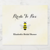 Bruid Wordt Huwelijk Bruidsfeest Bier Etiket (Enkel label)