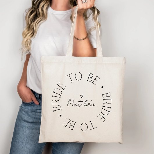 Bruid Wordt Huwelijk Hart Zwarte Calligrafie Schri Tote Bag