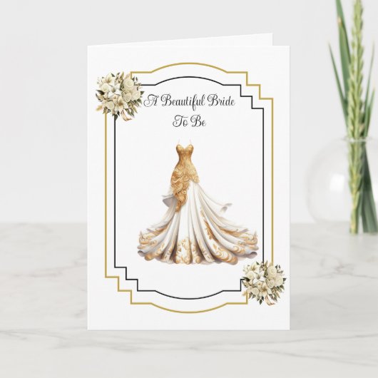 Bruid wordt Kaart van de bruiloft (Voorkant)