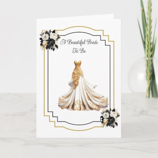 Bruid wordt Kaart van de bruiloft (Voorkant)