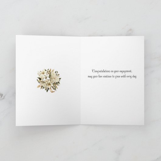 Bruid wordt Kaart van de bruiloft (Binnen)