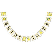 Bruid Wordt Slagslag Vaandel Bruiloftfeest Vlaggetjes (Alle)