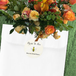 Bruid Wordt 'T Bruidsmeisje Bruidsfeest Ronde Sticker