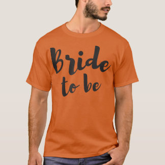 Bruid wordt vrouw trouwjurk vrouwen t-shirt