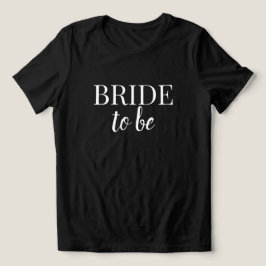 Bruid Wordt Zwart & Wit T-Shirt