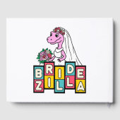 Bruid Zilla Retro Gastenboek (Achterkant)