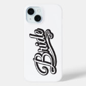Bruid zwart en wit Case-Mate iPhone case (Achterkant)