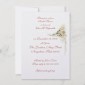  bruidbruid doucheuitnodiging kaart (Achterkant)