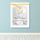 bruiddag canvas afdruk (Insitu (Houten vloer))