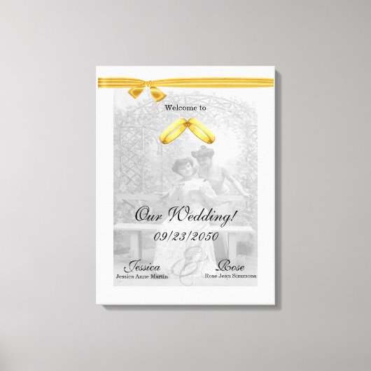 bruiddag canvas afdruk (Voorkant)