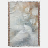 Bruidduif Bloemen Worpdeken Deken (Voorkant Verticaal)