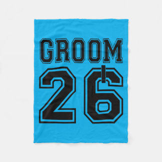 Bruidegom 2026 Verloving Feest Matching Honeymoon Fleece Deken