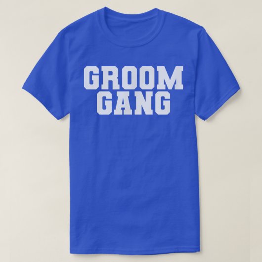 Bruidegom Bende, Bachelorfeest Trouw Mannen Grappi T-shirt (Design voorkant)
