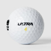 bruidegom beste man bruiloft cadeau golfballen (Logo)