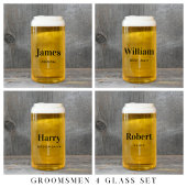 bruidegom beste man groomsman bruiloft blikvorm glas