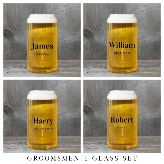 bruidegom beste man groomsman bruiloft blikvorm glas
