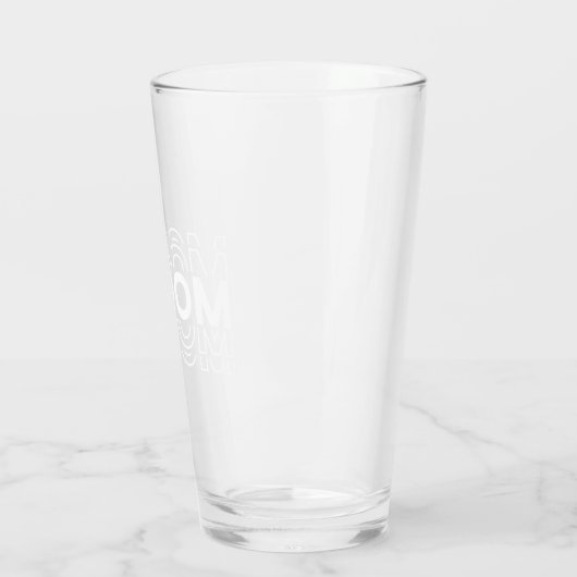 Bruidegom Bier Glas (Links)