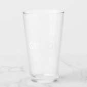 Bruidegom Bier Glas (Voorkant)