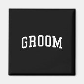 Bruidegom, bijpassende bruid, bruiloft Bachelor Pa Magneet (Voorkant)