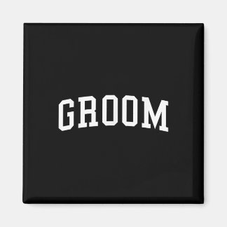 Bruidegom, bijpassende bruid, bruiloft Bachelor Pa Magneet