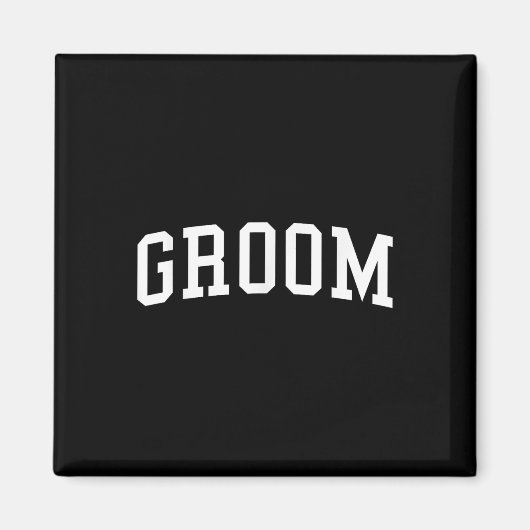 Bruidegom, bijpassende bruid, bruiloft Bachelor Pa Magneet (Voorkant)