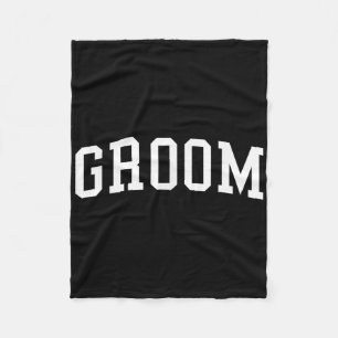 Bruidegom, bijpassende bruid, vrijgezellenfeest br fleece deken