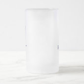 Bruidegom Blauwe Strikdas Matglas Bierpul (Center)