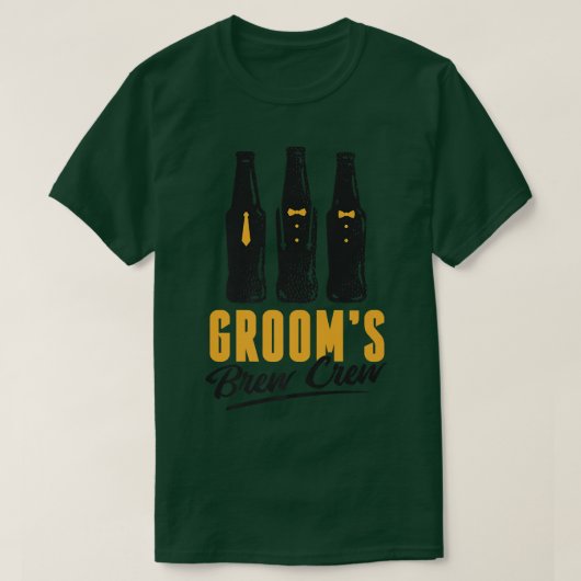 Bruidegom Brew Crew 1039 T-shirt (Design voorkant)