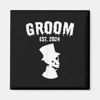 Bruidegom Bruid 2024 Skelet koppels matching bruil Magneet