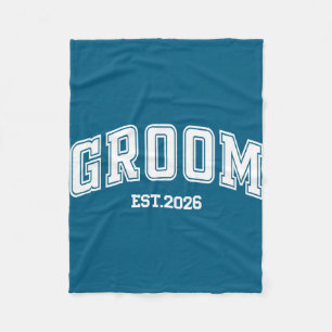 Bruidegom bruid est 2026 retro gehuwde koppels tro fleece deken