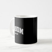 Bruidegom bruid est 2026 retro pasgetrouwde koppel koffiemok (Voorkant links)