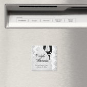 Bruidegom & bruid Keepsake Magneet (Insitu (Vaatwasser))