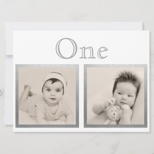 Bruidegom Bruid Leeftijd Zilveren Tafelnummer (Achterkant)