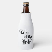 Bruidegom/Bruid vader Flesjeskoeler (Fles Voorkant)